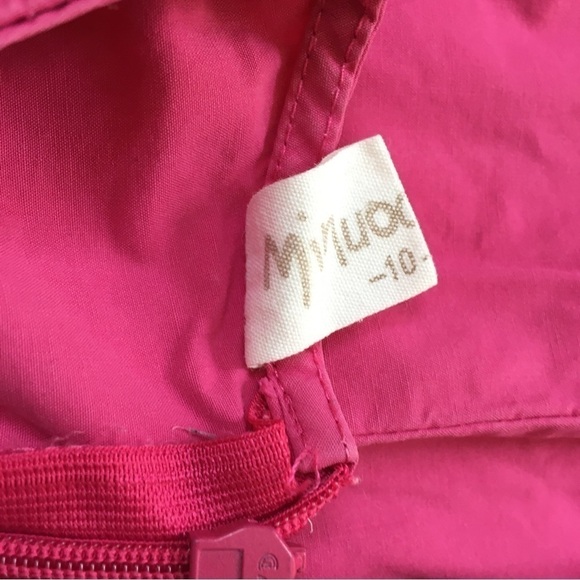 Fuchsia Pink Toddler Little Girls Sleeveless Fit & Flare Gray shift Dress - Picture 10 of 16